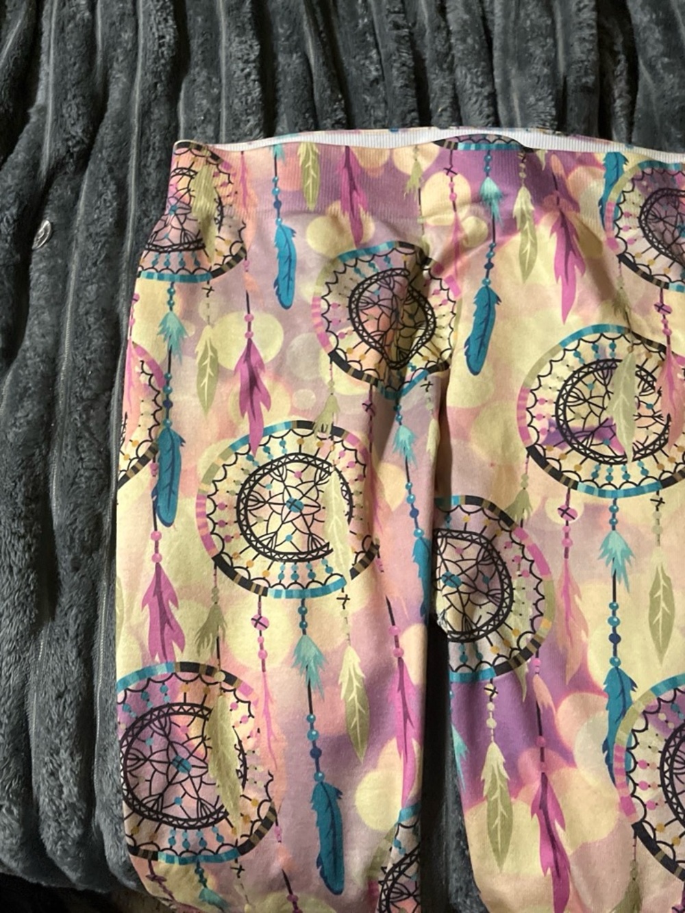 & Other Stories Pastel Dreamcatcher Mini Skirt - Pink, Purple, Teal, Cream